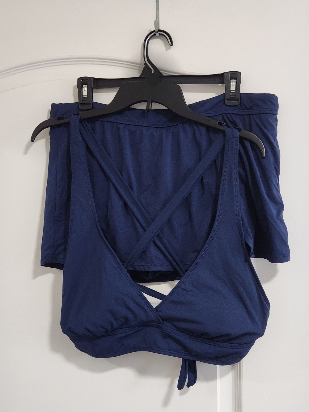 Catalina Navy Crisscross Two Piece Swimsuit